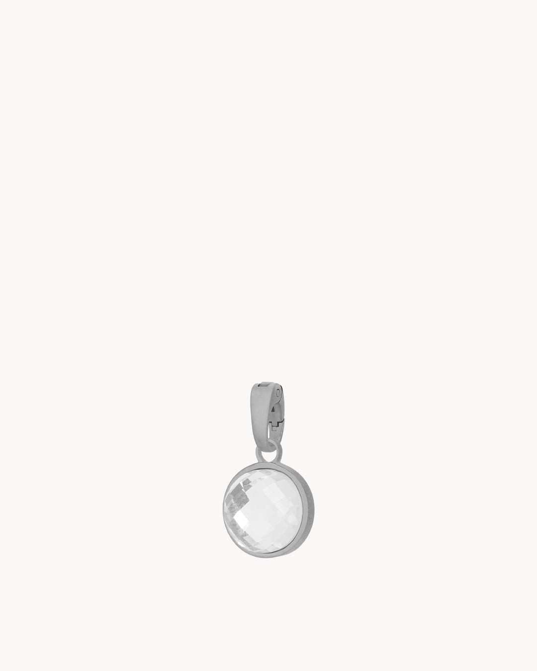 April Birthstone Hope Signature Pendant, Silver