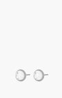 April Birthstone Hope Signature Dainty Stud Earrings, Silver