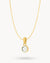 April Hope Dainty Signature Birthstone Necklace Set, Gold