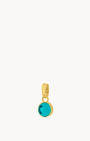 May Birthstone Friendship Dainty Signature Pendant, Gold