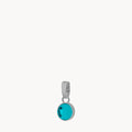 May Birthstone Friendship Dainty Signature Pendant, Silver