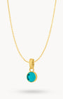 May Friendship Dainty Signature Birthstone Necklace Set, Gold