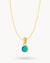 May Friendship Dainty Signature Birthstone Necklace Set, Gold