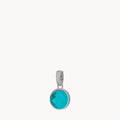 May Birthstone Friendship Signature Pendant, Silver