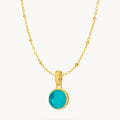 May Signature Birthstone Necklace Set, Gold
