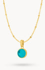 May Signature Birthstone Necklace Set, Gold