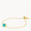 May Birthstone Friendship Signature Bracelet, Gold