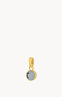 June Birthstone Strength Dainty Signature Pendant, Gold