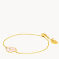 June Rose Birth Flower Bracelet