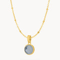 June Signature Birthstone Necklace Set, Gold
