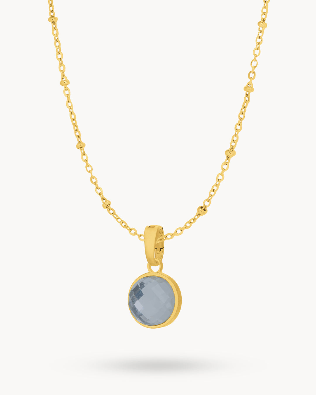 June Signature Birthstone Necklace Set, Gold