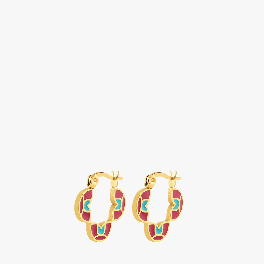 Fjura Maduma Reversible Hoop Earrings