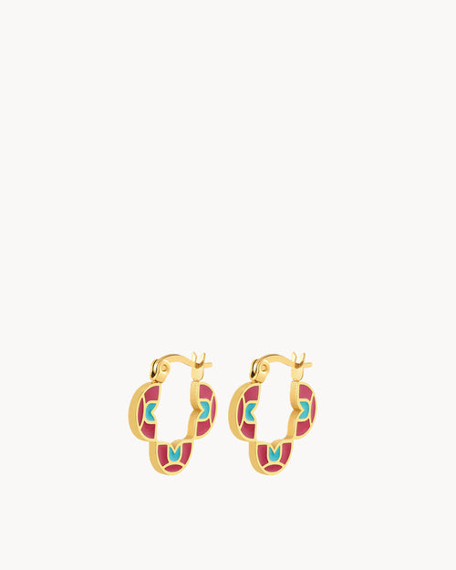 Fjura Maduma Reversible Hoop Earrings