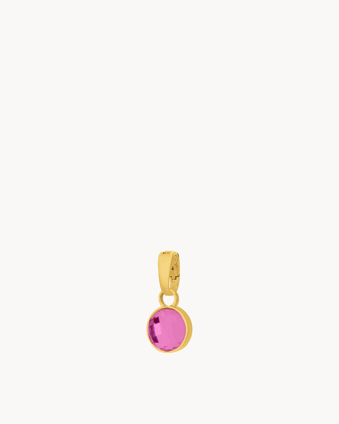 July Birthstone Joy Dainty Signature Pendant, Gold