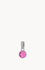 July Birthstone Joy Dainty Signature Pendant, Silver