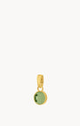 August Birthstone Beauty Dainty Signature Pendant, Gold