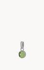 August Birthstone Beauty Dainty Signature Pendant, Silver