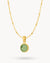 August Signature Birthstone Necklace Set, Gold