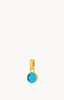 September Birthstone Wisdom Dainty Signature Pendant, Gold