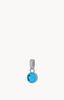 September Birthstone Wisdom Dainty Signature Pendant, Silver