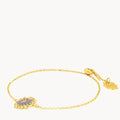 September Aster Birth Flower Bracelet