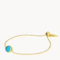 September Birthstone Wisdom Signature Bracelet, Gold