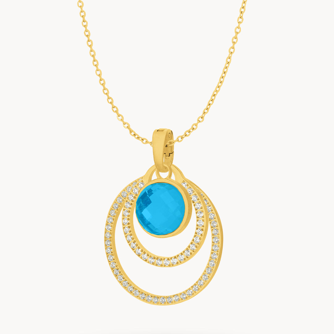 September Wisdom Halo Necklace Set