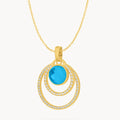 September Wisdom Halo Necklace Set