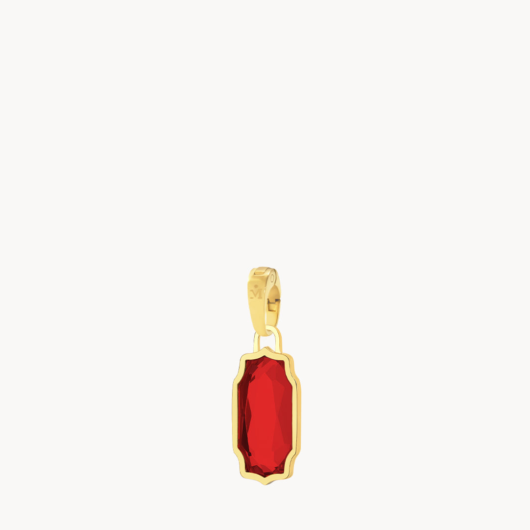 January Birthstone Passion Bizzilla Charm