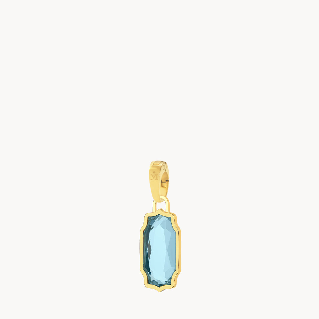 March Birthstone Peach Bizzilla Charm