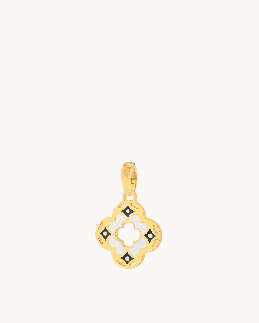 Bizzilla Black And White Reversible Pendant