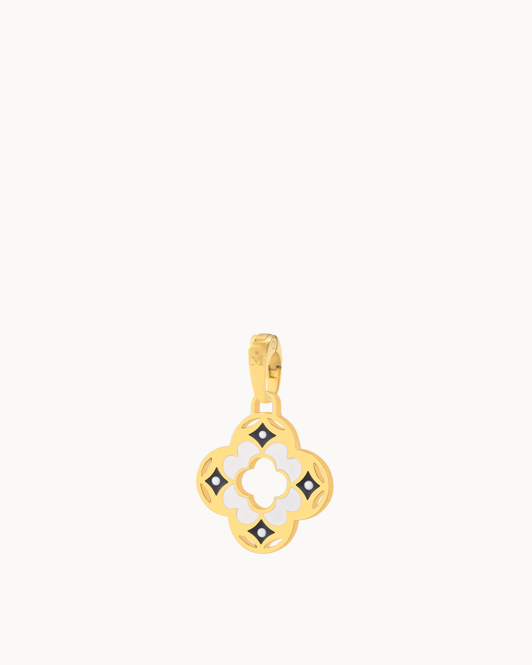 Bizzilla Black And White Reversible Pendant