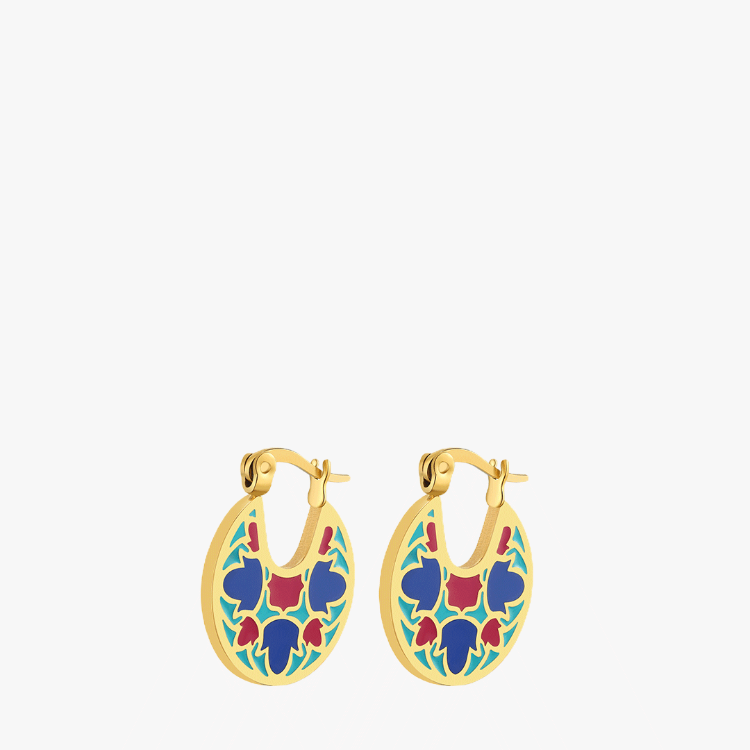 Friendship Maduma Reversible Hoop Earrings