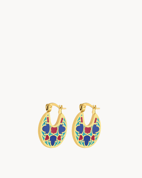 Friendship Maduma Reversible Hoop Earrings