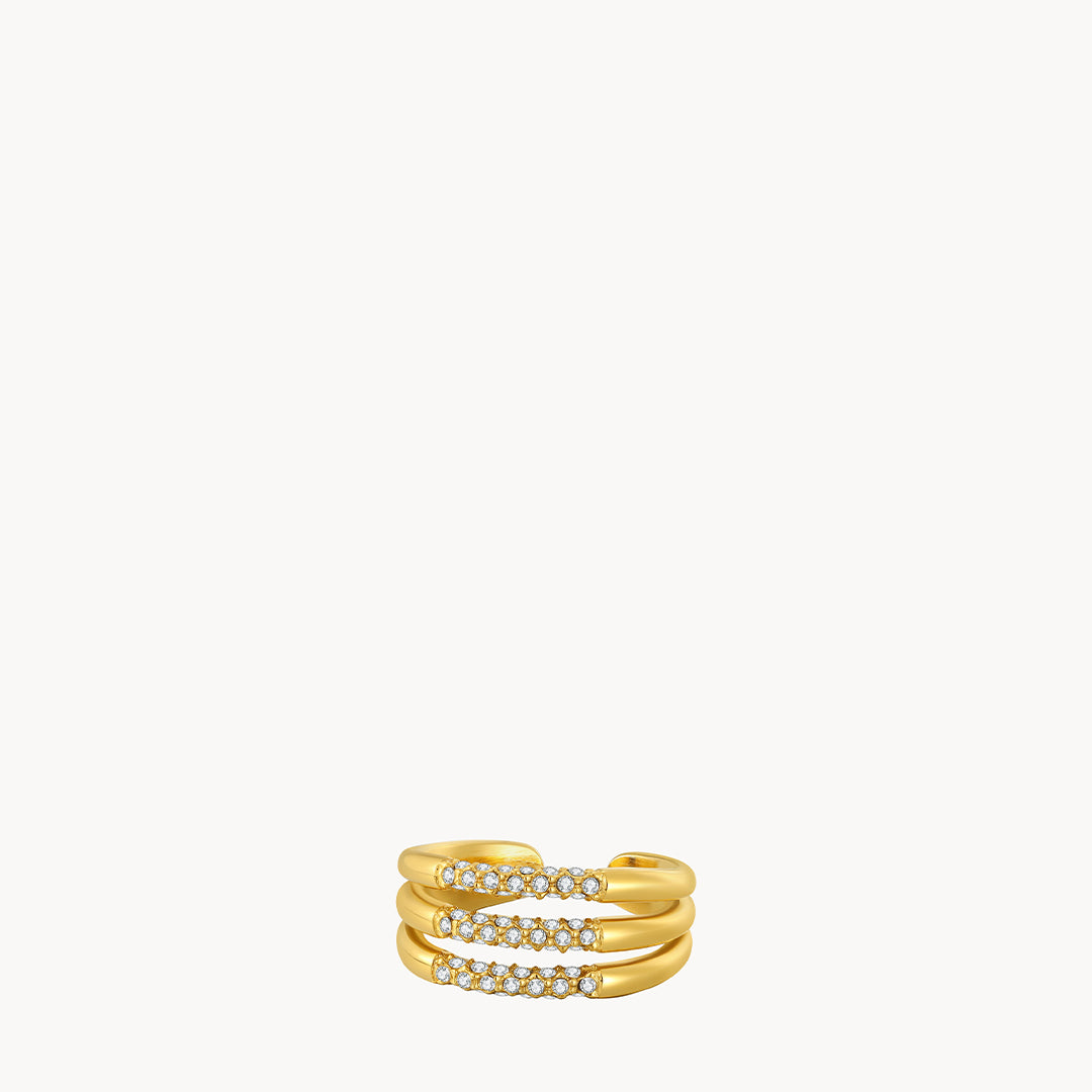 Starlight Multihoop Adjustable Ring