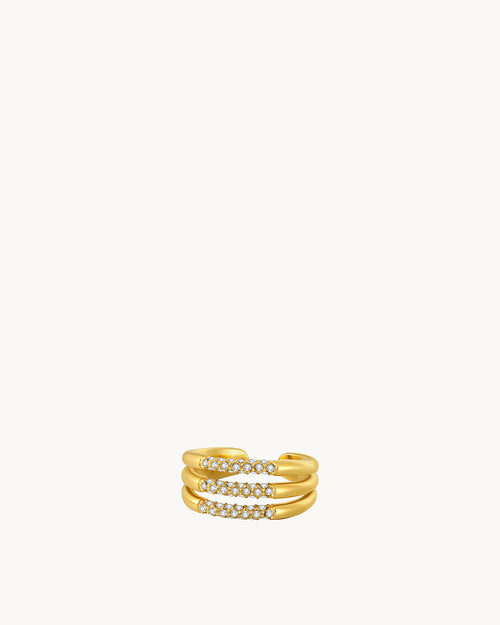 Starlight Multihoop Adjustable Ring