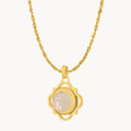 Dainty Twist Love Birthstone Pendant Set