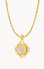 Dainty Twist Love Birthstone Pendant Set