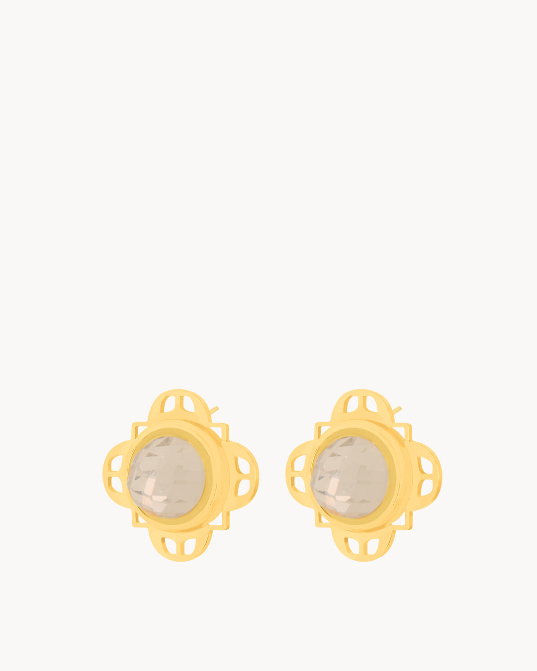 Mvintage Tritoni Dainty Twist Stud Earrings October