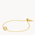 October Birthstone Love Signature Bracelet, Gold
