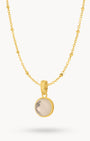 October Signature Birthstone Necklace Set, Gold
