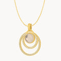 October Love Halo Necklace Set