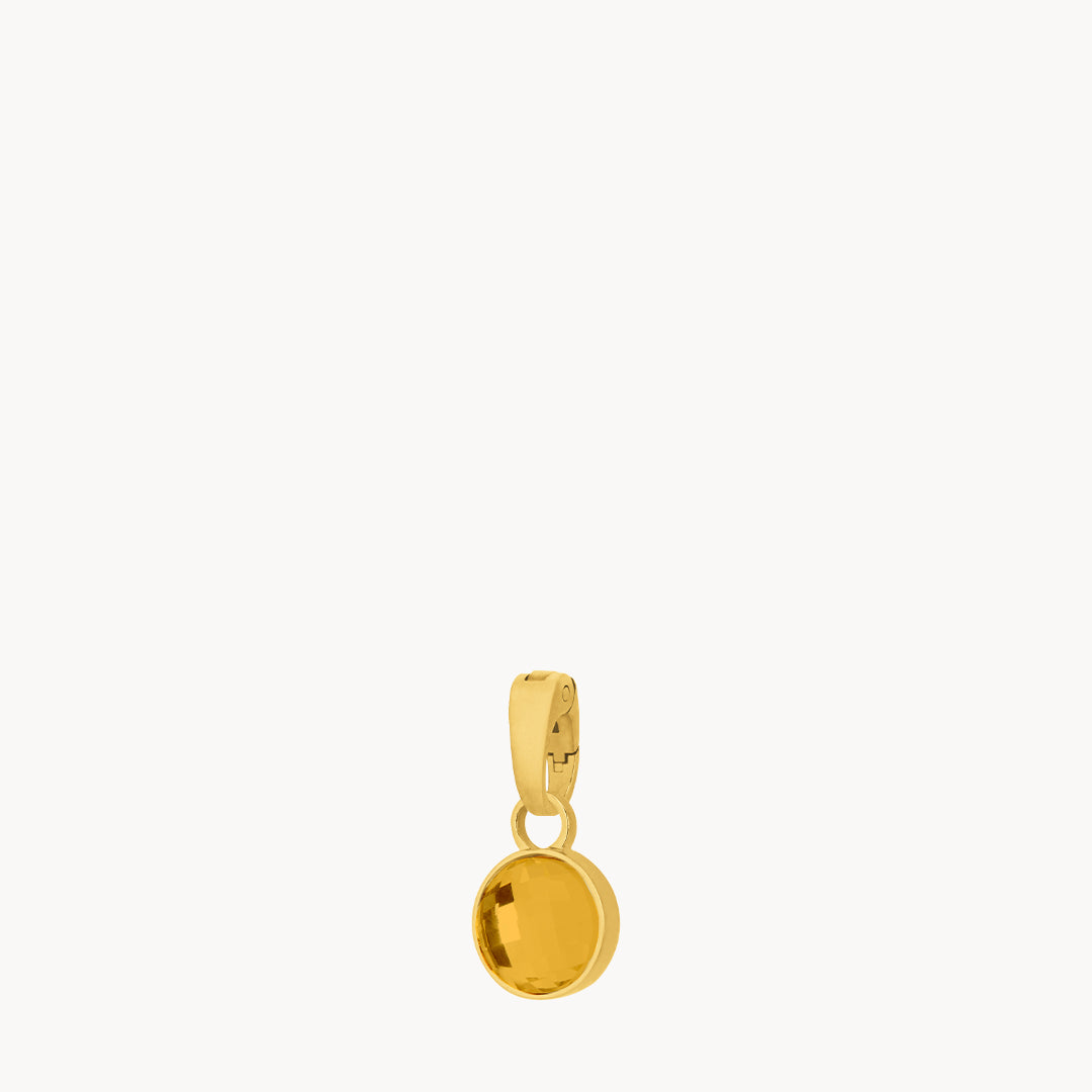 November Birthstone Happiness Dainty Signature Pendant