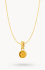 November Dainty Signature Birthstone Necklace Set, Gold