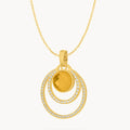 November Happiness Halo Necklace Set