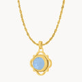 Dainty Twist Uniqueness Birthstone Pendant Set