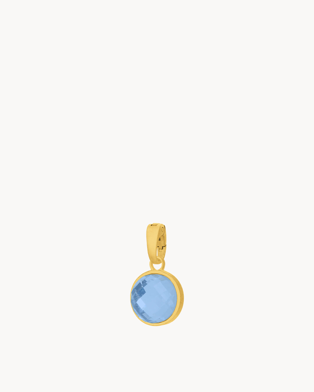 December Birthstone Uniqueness Signature Pendant, Gold