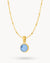 December Signature Birthstone Necklace Set, Gold