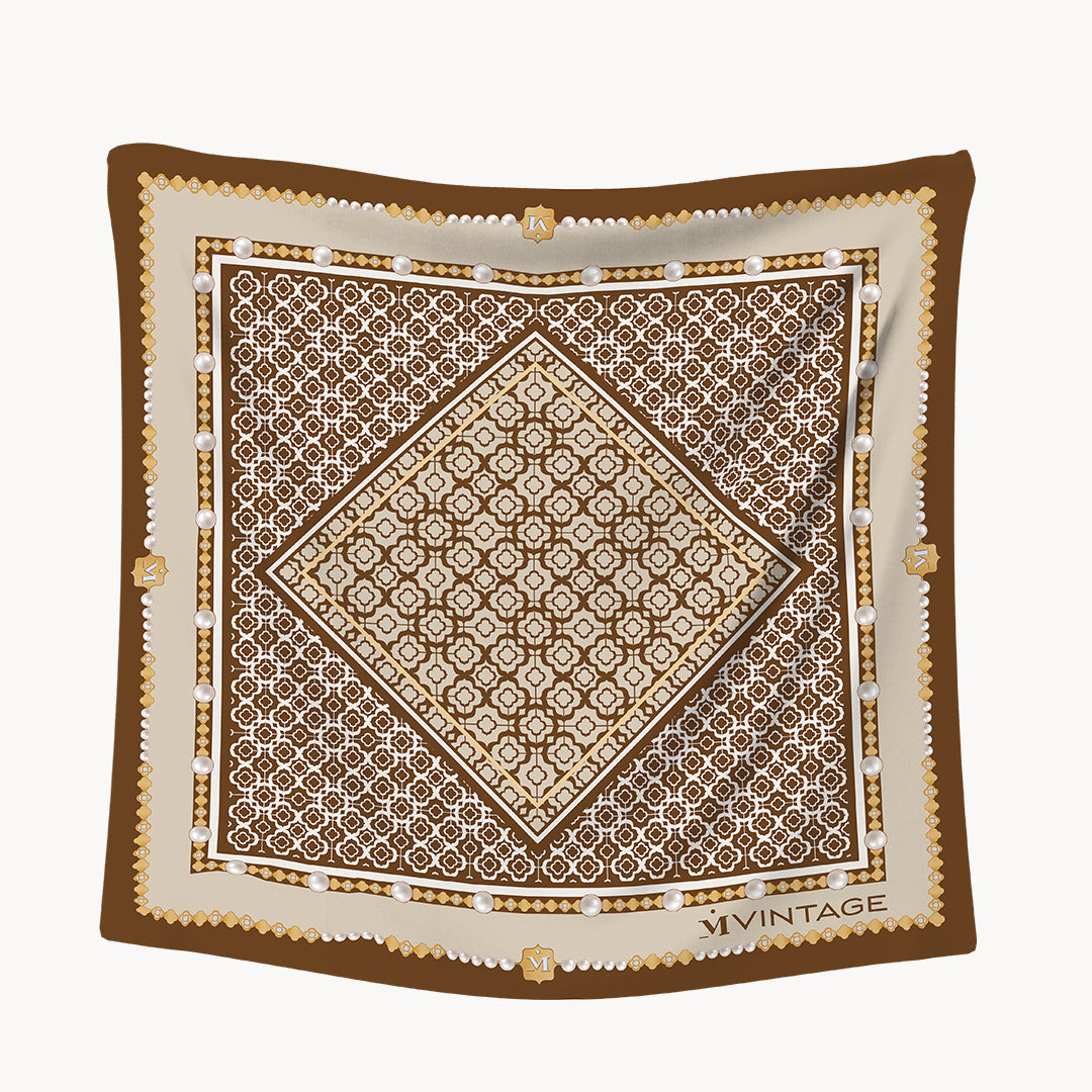 Bizzilla Brown Scarf