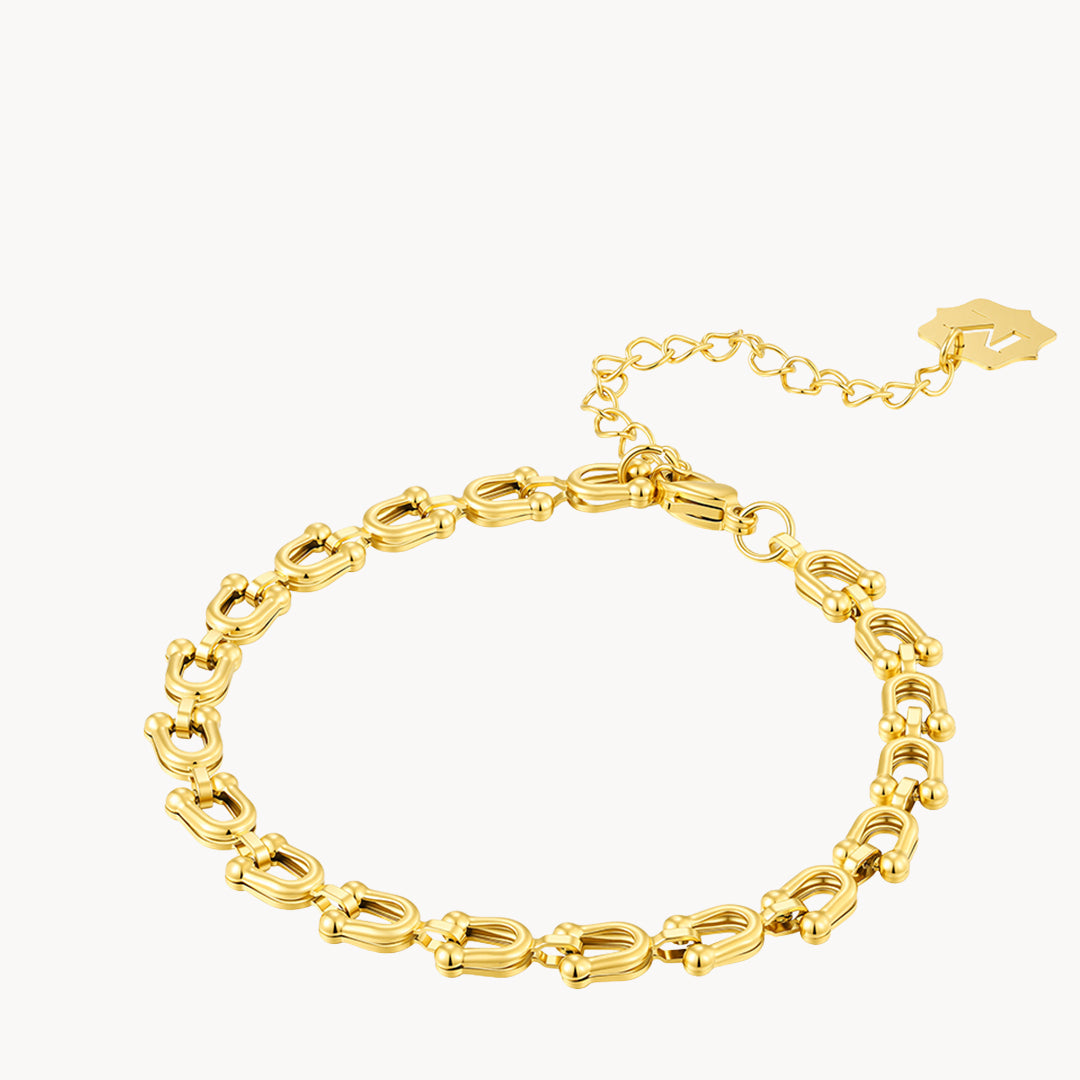 Horsebit Dainty Bracelet